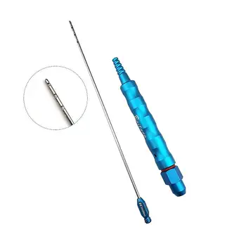 Poroso Luer Lock Cánula de Liposucción con Reutilizables de la Manija , la Liposucción instrumentos de 25 cm x 3.0 mm