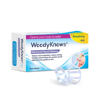 WoodyKnows lucha Contra el Ronquido Nasal Dilatadores Reducir el Ronquido Alivio para la Congestión Nasal para una Mejor Respiración y Dormir Sueño y el Ronquido