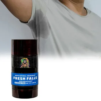 1 Conjunto de Hombres de 60 ml Desodorante Natural Eliminador de Cuerpo Axila quita el Olor de Larga Duración Fresco Cae el Olor de la Fragancia del Desodorante de Belleza