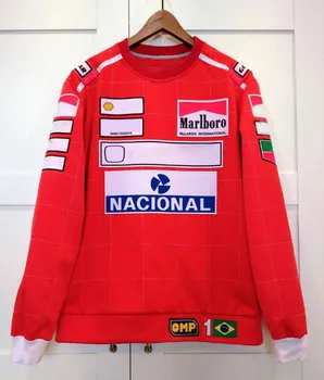 2023 Moda Elton Senna piloto de F1 Campeonato Jersey de Carreras de F1 Jersey T-shirt de Fórmula Uno Suéter de Moto Ciclismo al aire libre Uniforme