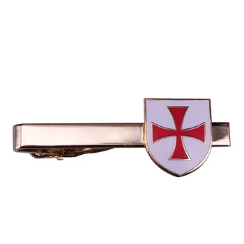 Católica del Ejército Cruzado clip de corbata de Masón de regalo