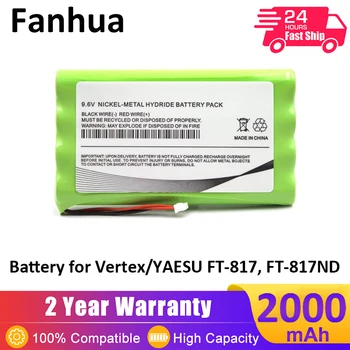 Fanhua NI-MH 9.6 V de la Batería Para Vertex/YAESU FT-817 FT-817ND de Reemplazo Para FNB-72 FNB-72x FNB-72xe FNB-85 de la Radio y la Walkie Talki