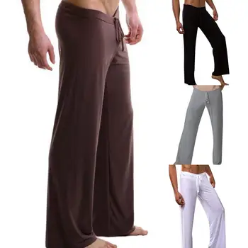 20231 los Hombres con Pantalones de Yoga de la Primavera Verano de Hielo de Seda, pantalones de Chándal, Gimnasio Yoga Fitness Pantalones Casuales Hombres Sólido Cordón de los Pantalones