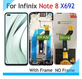 Original De Infinix nota 8 LCD con Marco de Partes de Reparación Para INFINIX nota 8 X692 Pantalla LCD de Pantalla Táctil Digitalizador Asamblea
