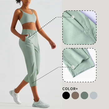 WISRUNING 2-Bolsillos laterales de Yoga Polainas para la Aptitud de las Mujeres de Cintura Alta Empuje hacia Arriba de los Deportes Pantalones de secado Rápido ropa Deportiva de Entrenamiento para el Gimnasio
