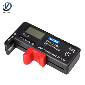 Bt-168 Pro Pantalla Digital Probador de la Batería para Medir Pilas 18650 Capacidad Probador de la Pantalla del analizador de Verificación AAA AA pila de Botón