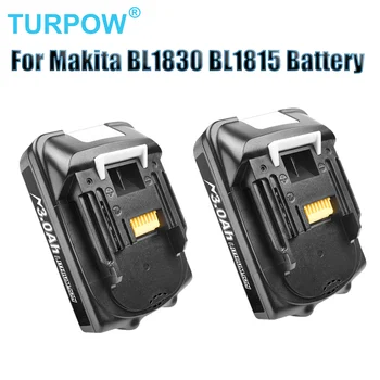 18 V 3000mAh para Makita BL1815 herramientas eléctricas reemplazo de la batería Para Makita BL1815 BL1840 LXT400 194204-5 194205-3 194309-1 L50