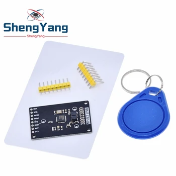 TZT módulo RFID RC522 mini Kits S50 13.56 Mhz 6cm Con Etiquetas SPI Escribir y Leer para arduino uno 2560