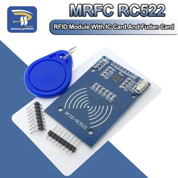 MFRC-522 RC-522 RC522 13.56 Mhz Antena RFID IC del Módulo Inalámbrico Para Arduino IC CLAVE SPI Escritor del Lector de la Tarjeta de IC de la Proximidad del Módulo