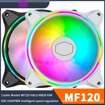 Cooler Master MF120 HALO de Refrigeración Ventilador de 120mm 5V/3 PATILLAS ARGB Caso de Equipo de Ventilador CPU Cooler PWM Tranquilo Fans