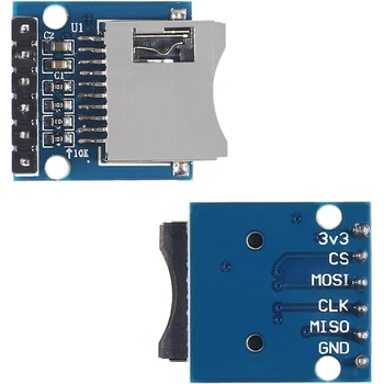 Micro SD SDHC TF Tarjeta de Adaptador de Módulo de lectura con Interfaz SPI Nivel de Conversión de Chip para Arduino, Raspberry PI