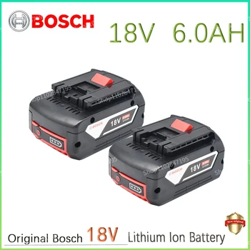 BOSCH 18V Original de la Batería de Litio de BOSCH Batería 6.0 AH Original de la Herramienta de la Batería Recargable 5.0 4.0 AH AH 3.0 AH