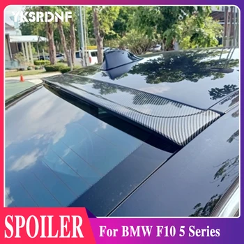 Para BMW F10 5 Series 528I 535I 550I ABS de Plástico Sin pintar de Color Alerón Trasero del Techo del Ala Tronco de Labios de Arranque de la Cubierta de Coches Estilo