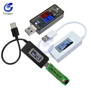 USB Mini de Voltaje Medidor de Corriente de la Pantalla LCD Portátil de Energía Móvil Cargador de Detector de Teléfono Actual Probador de Voltaje Médico