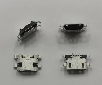 50pcs Micro USB Cargador de Muelle de Carga del Puerto de Conector Jack de Contacto de Enchufe Para Motorola Moto E6 E7 Plus XT2025 E7Plus XT2081 E6Plus