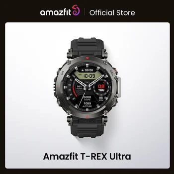 Nueva Amazfit T-Rex Ultra Reloj Inteligente Dual-band GPS al aire libre Rugoso de grado Militar Smartwatch Para Android IOS Teléfono