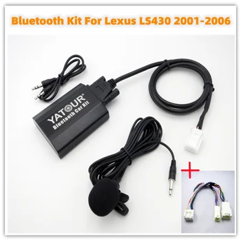 Yatour Coche Reproductor de Mp3 de Audio Estéreo Bluetooth para Lexus LS430 2001-2006 20Pin Radio manos libres Adaptador de Música Digital Cambiador de YTBTK