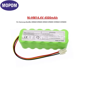 14,4 V 4500mAh de NI-MH Batteria para Samsung NaviBot SR8F30 SR8840 SR8845 SR8855 SR8895 VCR8845 Aspiradora Recargable de la Batería