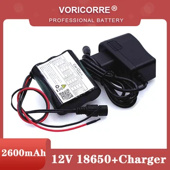 VariCore 12 V 2600 mAh 18650 Li-ion batería Recargable de 35W LED de la Lámpara de la Cámara de CCTV 2.6 Baterías + de la junta de Protección