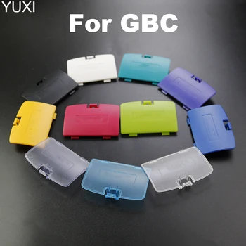 YUXI 1Piece 11Colors Reemplazo de la Cubierta de la Batería Tapa de la Puerta Para Gameboy Color Para GBC Vivienda Puerta de Atrás Caso