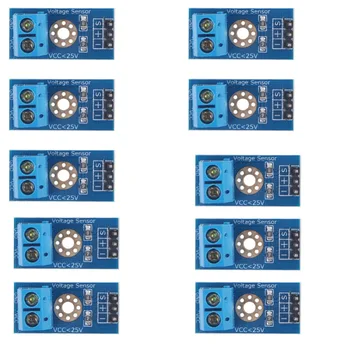 10pcs Voltaje de Sensor de Detección de Módulo para Arduino DC0-25V con Código RCmall FZ0430