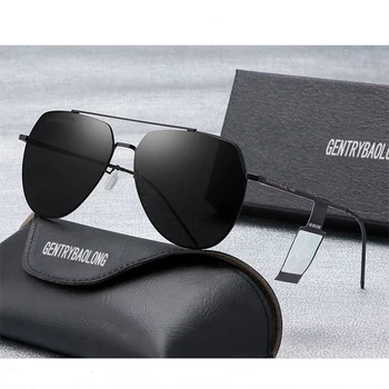YIMARUILI Material de Nylon Ultraligero Polarizado Gafas de sol de Moda Óptica de Gafas de sol de Marco de Conducción de la Pesca Gafas de los Hombres B8011