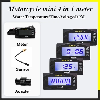 velocimetro universal de moto Voltímetro de la Temperatura del Agua Tiempo de RPM Para cb500x nmax125 XMAX250 300 NMAX CB 400