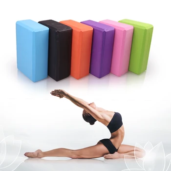 EVA Bloque de Yoga Conjunto de Pilates de Ladrillo de la Aptitud de la Correa para el Ejercicio de Entrenamiento el Entrenamiento de la Aptitud Ladrillo Bloque de Estiramiento de la Correa de Yoga Reforzar