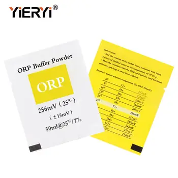 Yieryi1/3/5/10 Pcs de Calibración de ORP Polvo de Buffer en Polvo ORP Probador de la Solución de Calibración Redox Fluido de Calibración