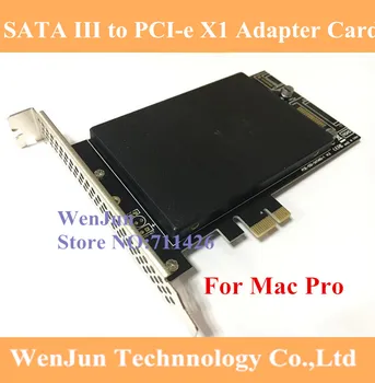 De arranque Super velocidad PCI Express SATA III SSD Adaptador con puerto SATA III para Mac Pro 3.1-5.1 / OSX 10.8-10.14.5 y recién