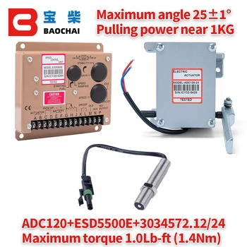De alta Calidad Actuador ADC120 Generador Diesel Gobernador 1 Set ADC120 Actuador 3034572 de Recogida Sensor ESD5500E Controlador de Velocidad