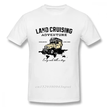 Land Cruiser Asociación INVERTIR camiseta de tamaño Más Casual Coche de manga Corta Impresión 3D de Tees Chicos Punk Diseñador de ropa Streetwear
