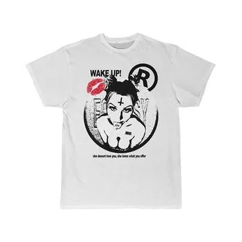 Estadounidense de Hip hop de manga Corta de los hombres andwomen de verano de puerto simples de estilo suelto t-shirt de la ropa de los hombres del y2k tops ropa de hombre harajuku