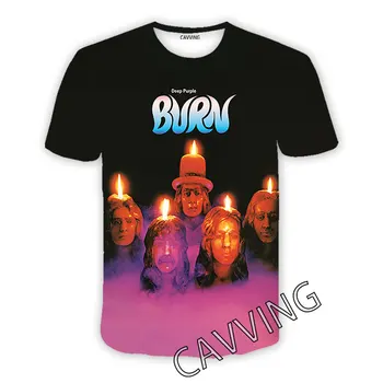 CAVVING Impreso en 3D Deep Purple Banda Casual camisetas Hip Hop Camisetas Harajuku Estilos de Tapas de la Ropa para los Hombres/las mujeres