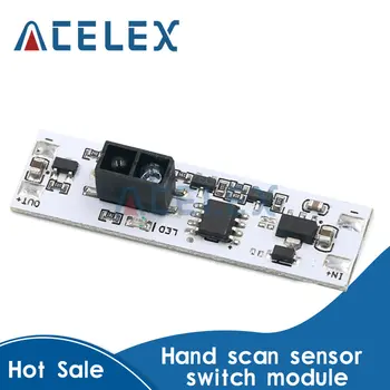 A corta Distancia de Escaneo Sensor de Barrido de Mano Interruptor del Sensor Módulo 3A 36W Voltaje Constante para Auto Hogar Inteligente Compatible XK-GK-4010A