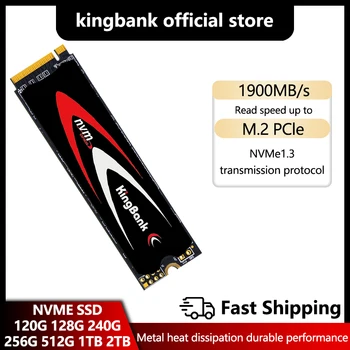 NVME SSD de 1 tb, 2 tb 512 256 128 GB KingBank M. 2 SSD PCIE Nvme Interna de Unidades de Estado Sólido Disco Duro Portátil de Escritorio MSI, Asrock
