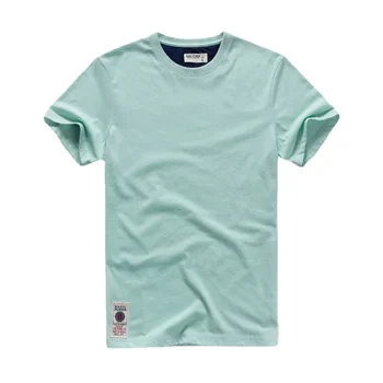 Hombres T-shirt 2023 de Verano de Algodón T Camisa para los Hombres de los Hombres de la Ropa Causal O-cuello Básico de los Hombres Y2k Camiseta de Manga Corta T-shirt Sólida