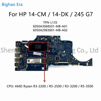 Para HP 245 G7 de 14 CM 14-DK 14S-DK Portátil de la Placa base Con R3-2200 R5-3500 CPU NPT-L135 6050A3068501-MB-A01 6050A2983601-MB-A02