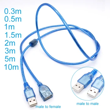 Estándar USB 2.0 a Macho AM a USB 2.0 Hembra / Macho AF USB3.0 Extensión de Cable de 0,3 m 0,5 m, 1 m 1,5 m 2 m 3m 5m 10m