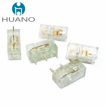 10Pcs-1Pcs Nuevo Modelo de HUANO Transparente Micro Interruptor de Oro Contactor de 100 Millones de haga Clic en la vida es Juego izquierdo del ratón botón derecho Interruptores