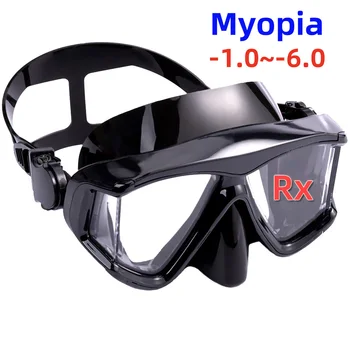 Máscara de buceo Óptica Miopía la Miopía de Buceo Gafas Gafas de Silicona Gafas de miope Gafas de Lectura