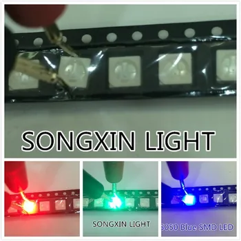 50pcs smd5050 LED SMD 5050 RGB LED de PLCC-6 Tricolor Rojo, Verde y Azul LED Diodo Emisor de Luz de la Lámpara de SMT Perlas