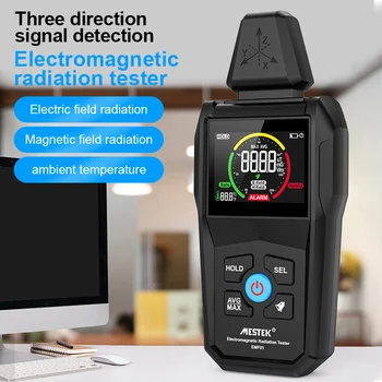 Digital Radiación Electromagnética Detector de Hogar Laboratorio del Hospital Multi-función de la Temperatura Humedad Tester