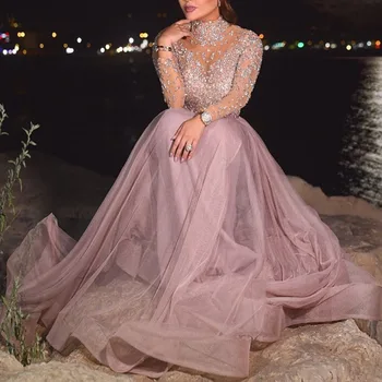 Club de las mujeres Vestido de 2022 Sexy brillante vestido de Gasa con Lentejuelas de Ver a través de vestido de noche